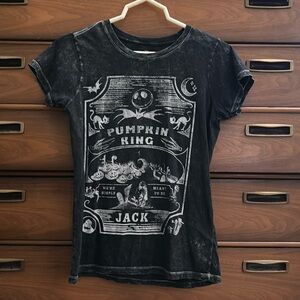 Nightmare Before Christmas Pumpkin King Tee Size M.